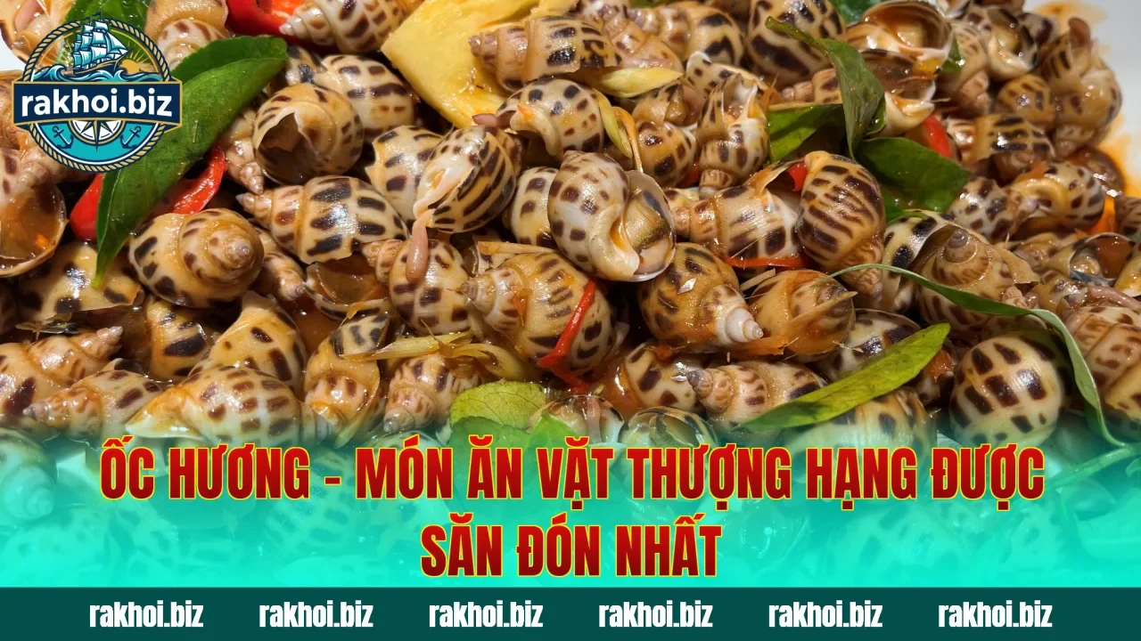 Ốc Hương – Món Ăn Vặt Thượng Hạng Được Săn Đón Nhất